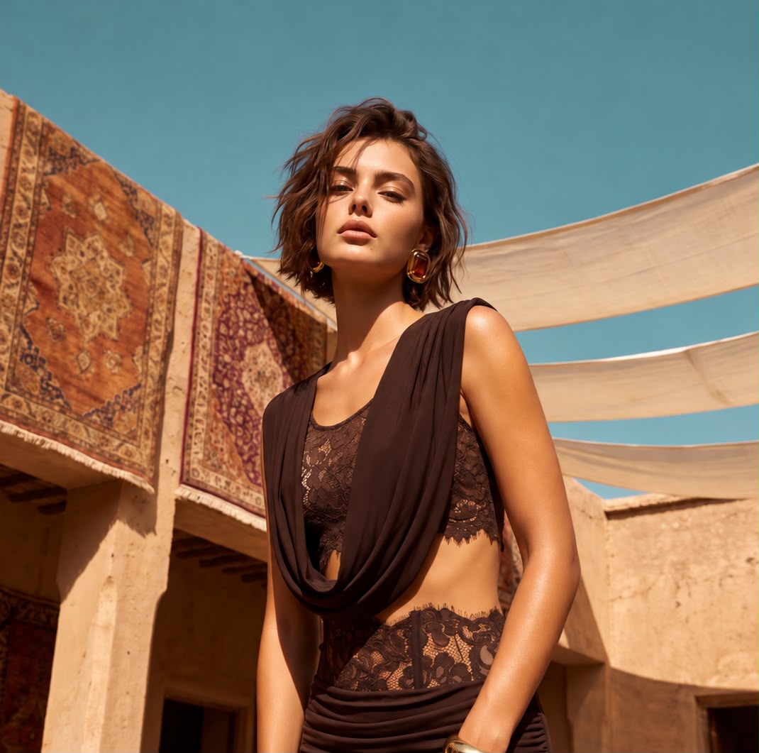 Joy Top Brown