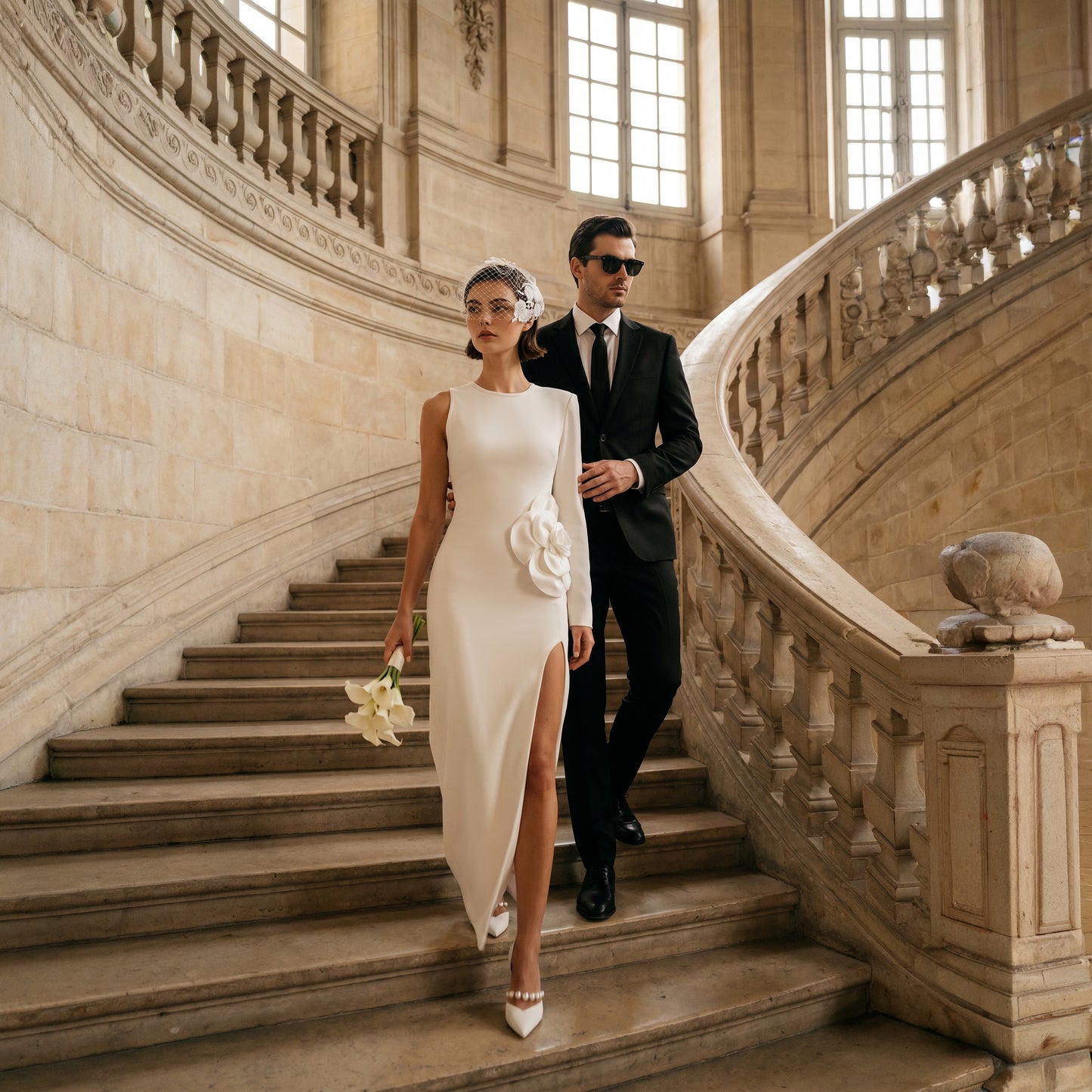 PRECIOUS DRESS WHITE LONG