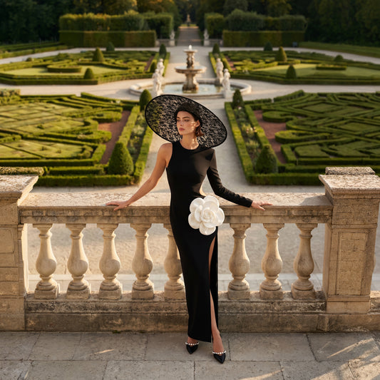 PRECIOUS DRESS BLACK LONG