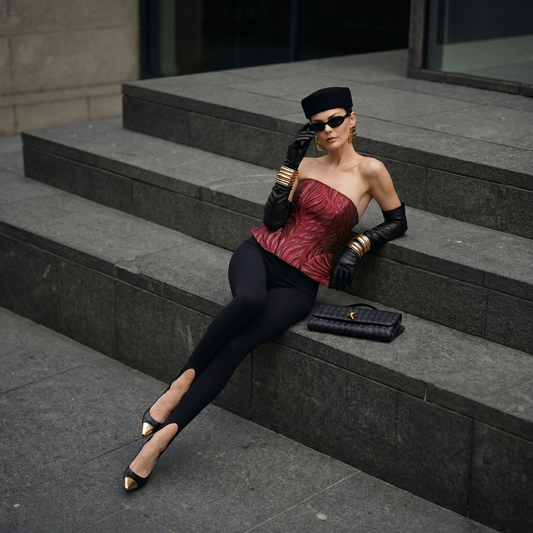 ICON TOP BURGUNDY