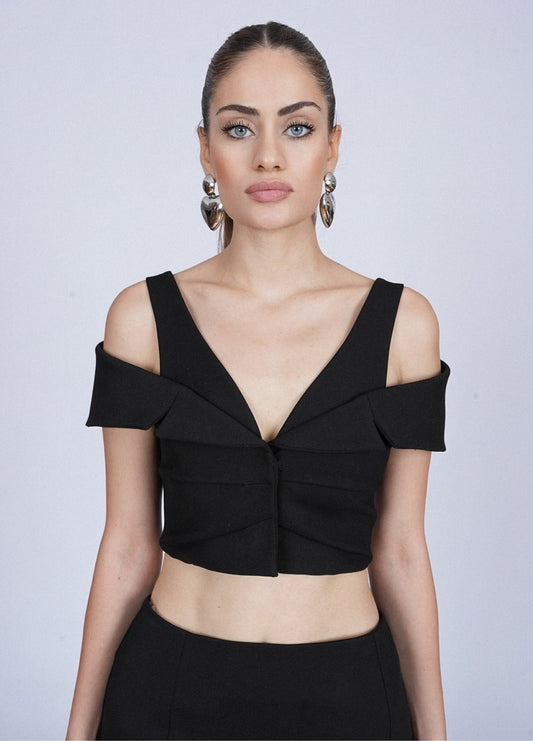 BLACK PERRY TOP