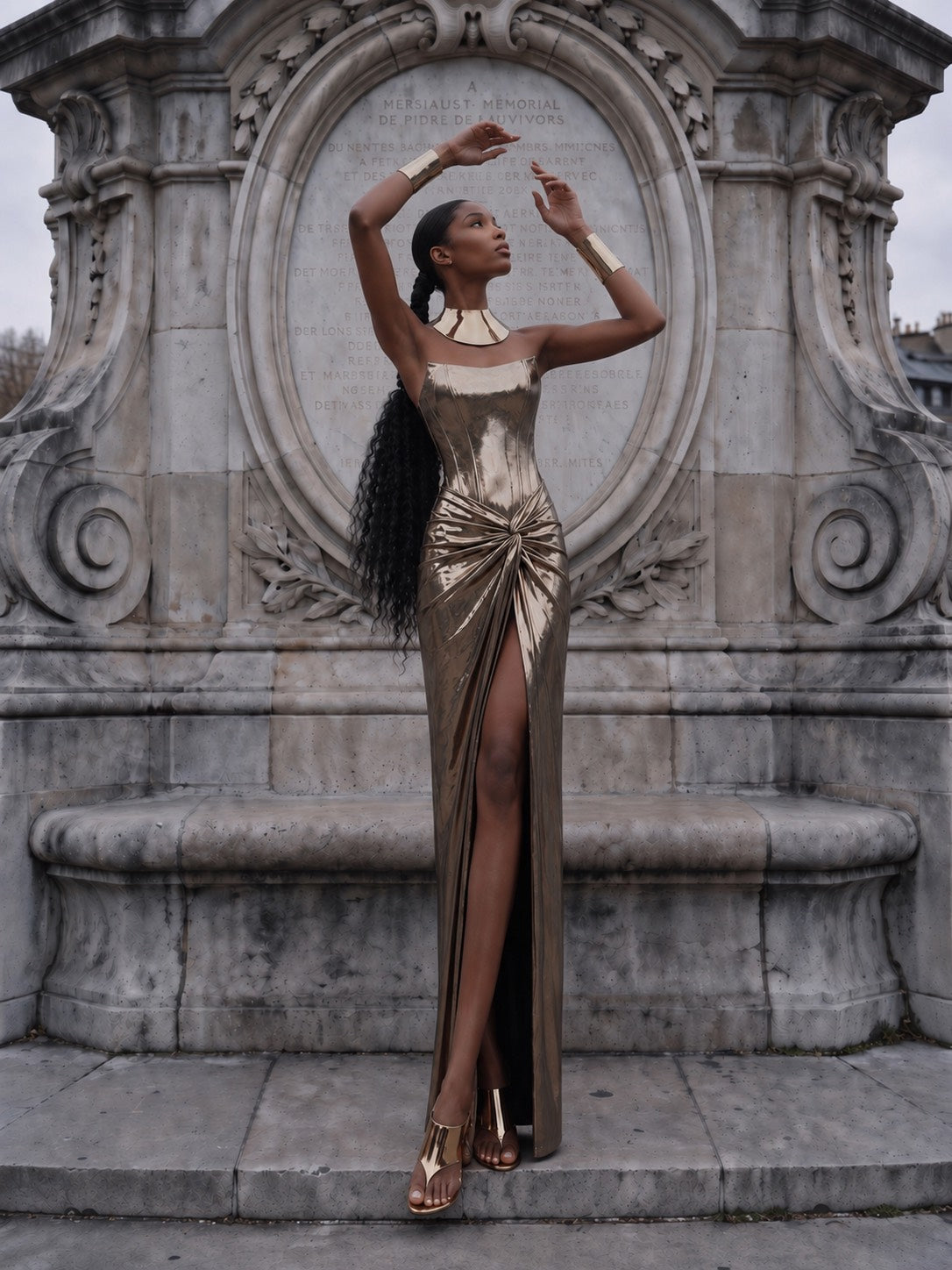 Venus Gown Gold